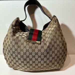 Gucci Web Hobo Bag